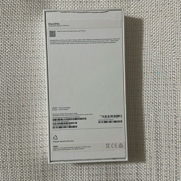 Apple iPhone 16 Plus Box Perfectly New Empty Box - Picture 5 of 8